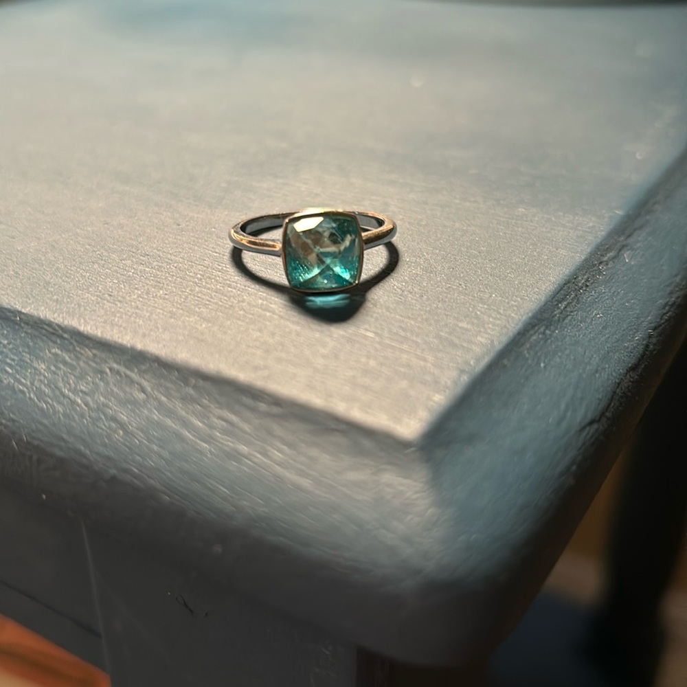 Swarovski Turquoise Crystal Ring